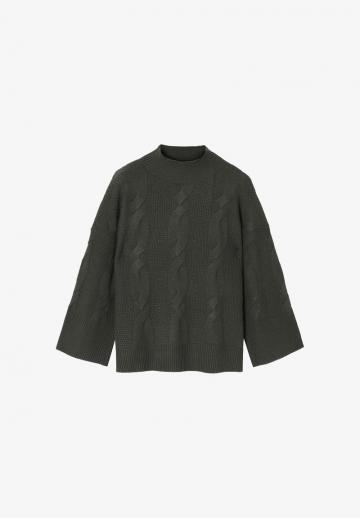 Пуловер с рукавом три четверти