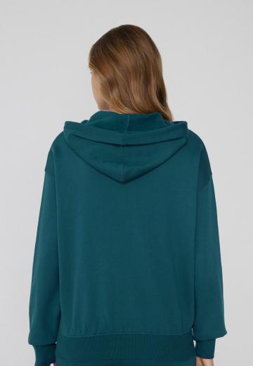 Пуловер с капюшоном