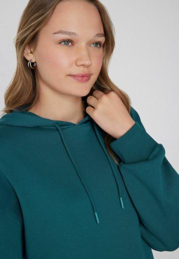 Пуловер с капюшоном