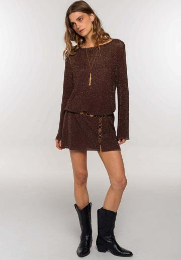 Вязаное платье