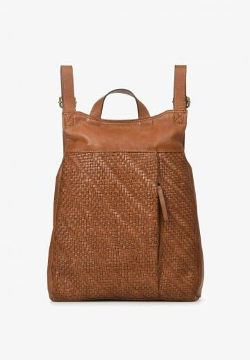 Кожаный рюкзак