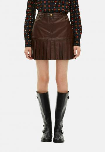 Кожаная юбка