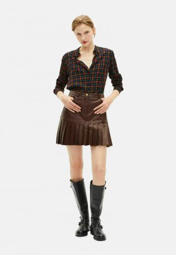 Кожаная юбка