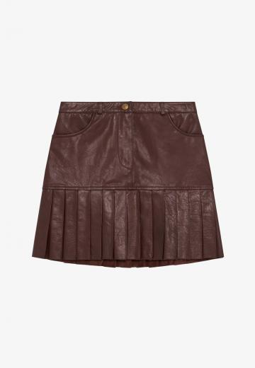 Кожаная юбка