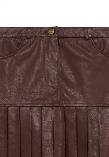 Кожаная юбка