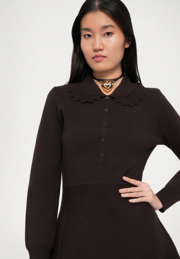 Вязаное платье