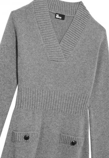 Вязаное платье