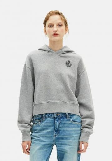 Пуловер с капюшоном