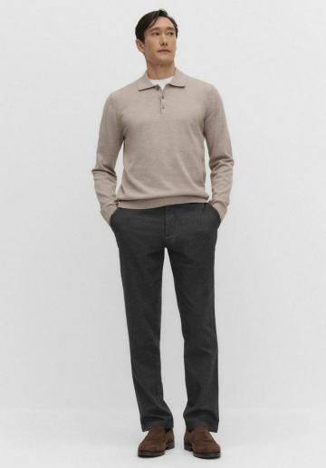 Поло с длинным рукавом