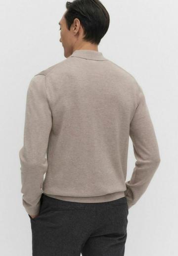 Поло с длинным рукавом