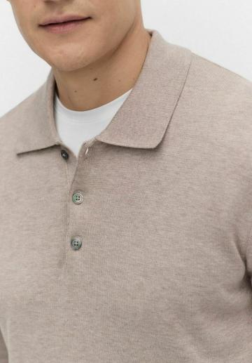 Поло с длинным рукавом