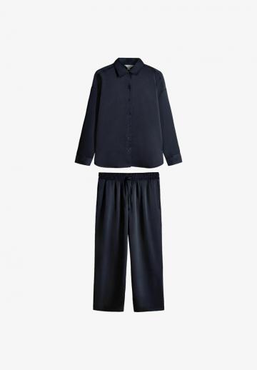 Атласная блузка