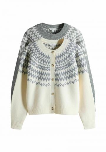 Жаккардовая кофта