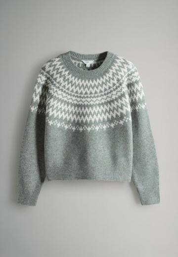 Жаккардовая кофта