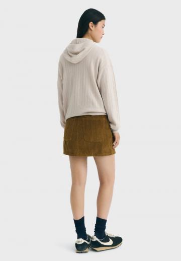 Пуловер с капюшоном