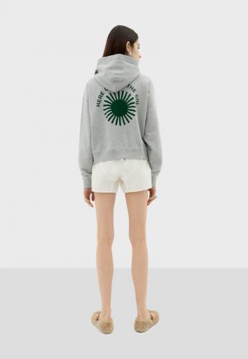 Пуловер с капюшоном