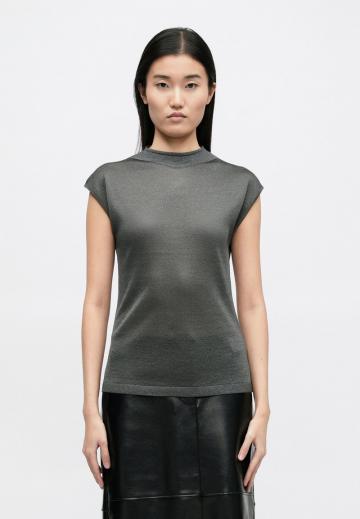 Пуловер с коротким рукавом