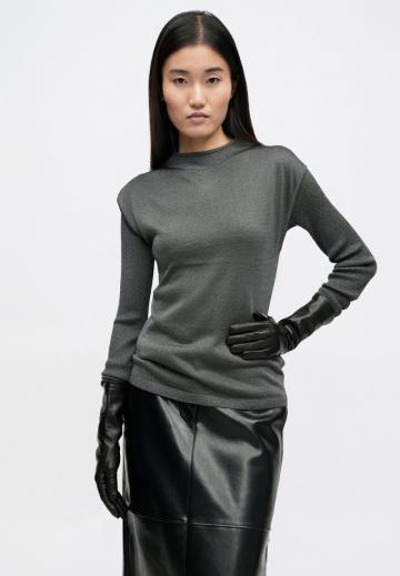 Пуловер с коротким рукавом