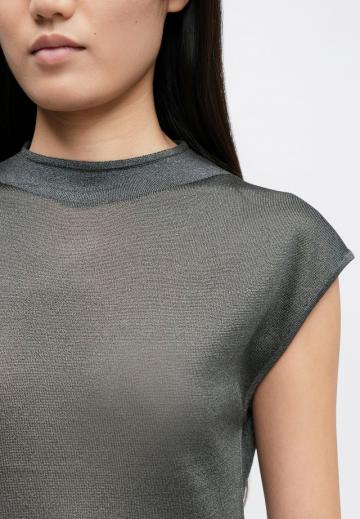 Пуловер с коротким рукавом