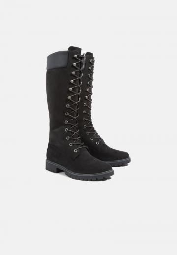 Сапоги на шнуровке