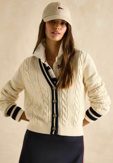 Жаккардовая вязаная кофта