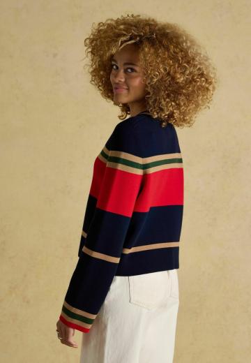 Жаккардовая вязаная кофта