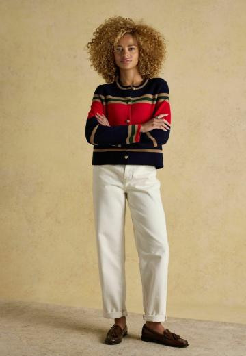 Жаккардовая вязаная кофта