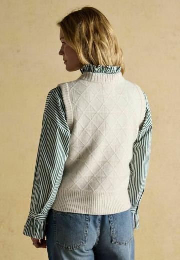 Пуловер без рукавов