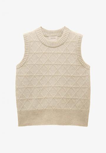 Пуловер без рукавов