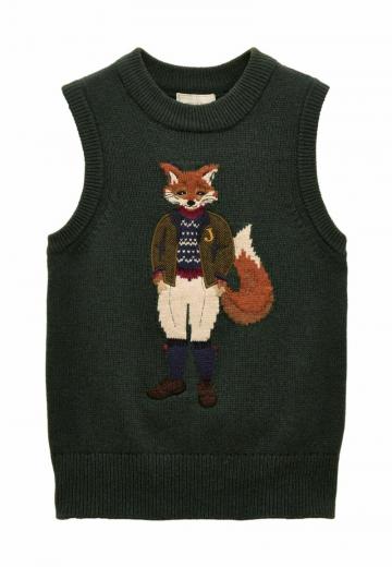 Пуловер без рукавов