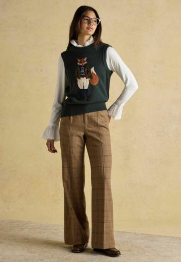 Пуловер без рукавов