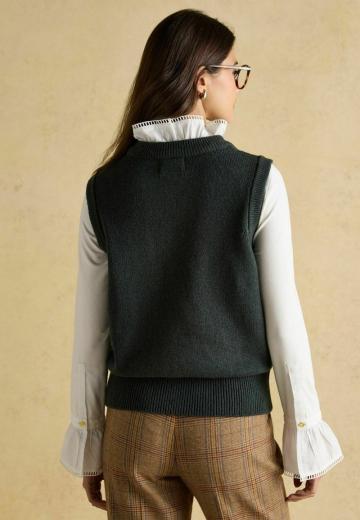 Пуловер без рукавов