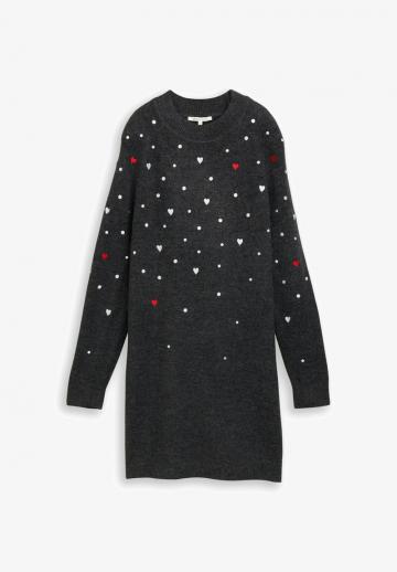 Вязаное платье