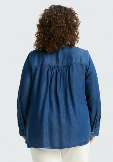 Джинсовая блузка