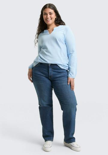 Прямые джинсы