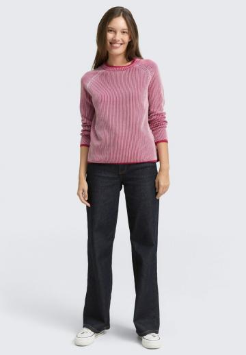 Пуловер в полоску