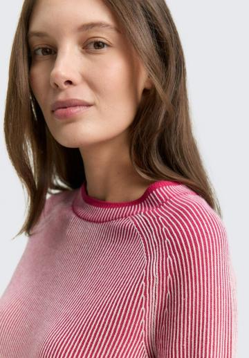 Пуловер в полоску