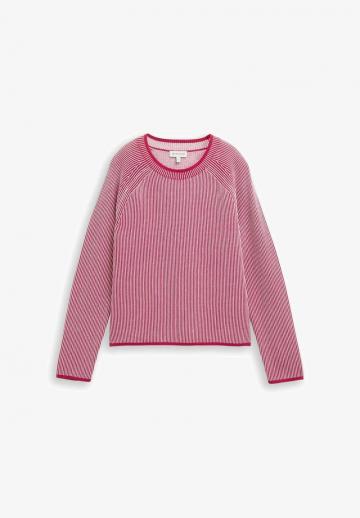 Пуловер в полоску