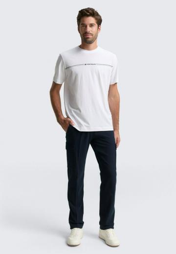 Брюки с накладными карманами