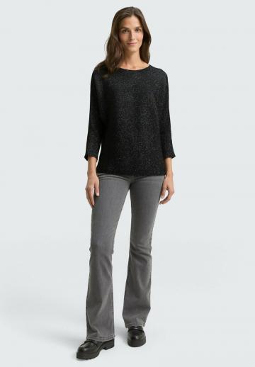 Пуловер с рукавом три четверти