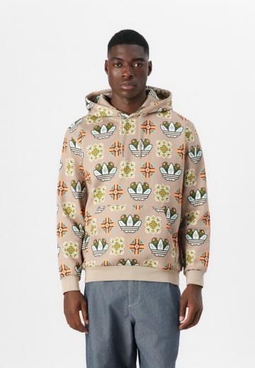 Пуловер с капюшоном