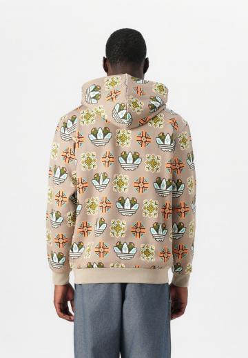 Пуловер с капюшоном