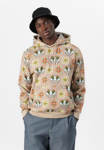 Пуловер с капюшоном