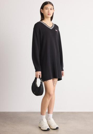 Вязаное платье