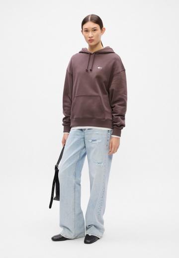 Пуловер с капюшоном