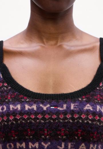 Пуловер без рукавов