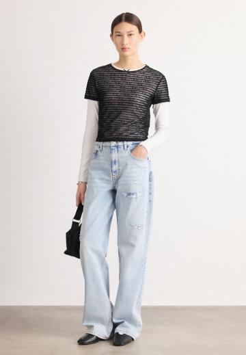 Прямые джинсы