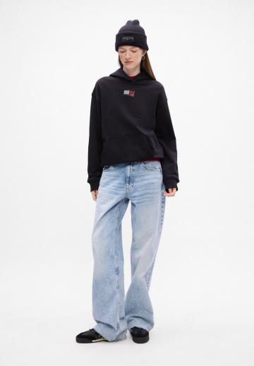 Пуловер с капюшоном