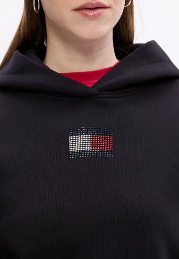 Пуловер с капюшоном