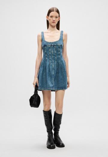 Джинсовое платье